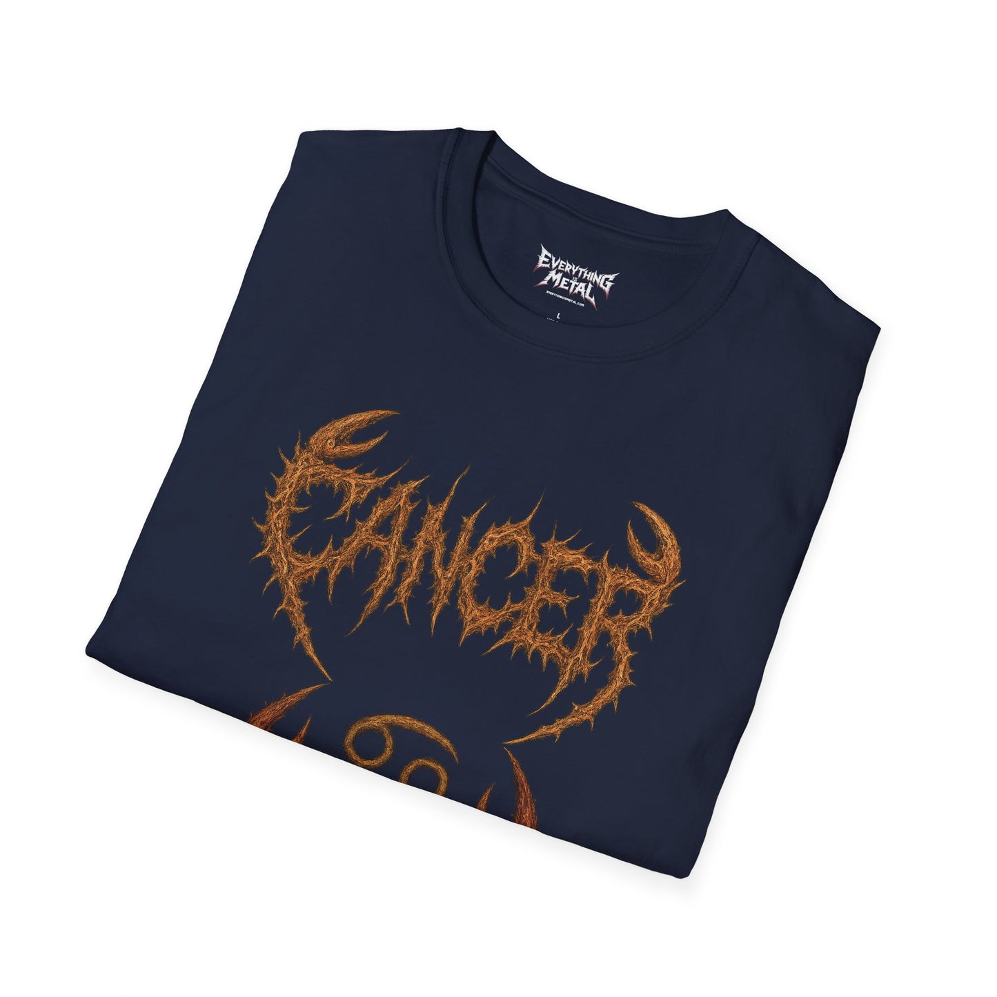 Cancer Crab Zodiac Metal Unisex Shirt