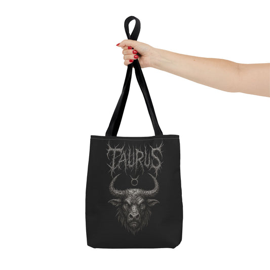 Taurus Zodiac Metal Tote Bag