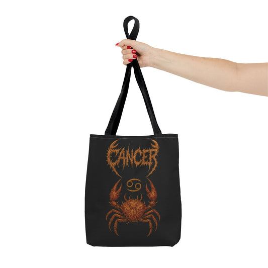 Cancer Zodiac Metal Tote Bag