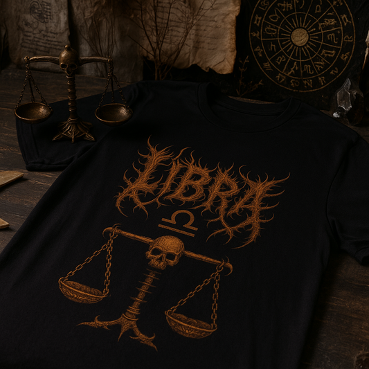 Libra Scales Metal Unisex Shirt