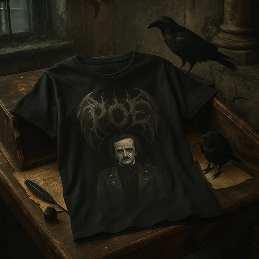 Edgar Allen Poe Metal Unisex Shirt
