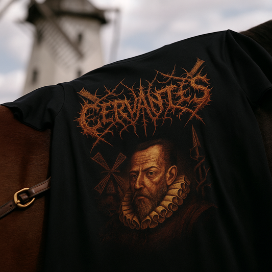 Miguel de Cervantes Metal Unisex Shirt
