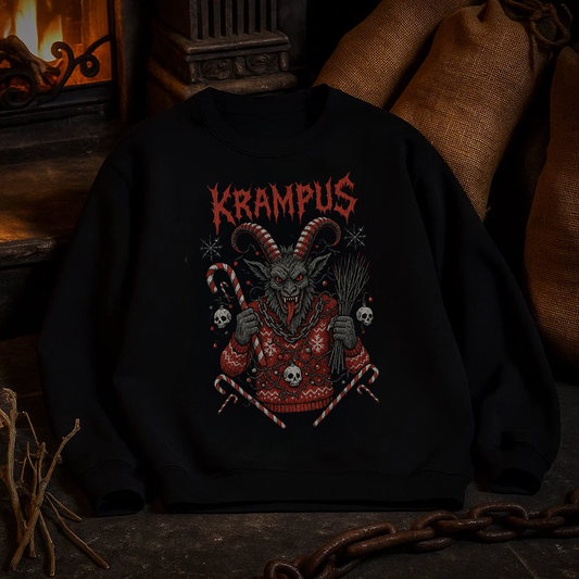 Krampus Ugly Christmas Sweatshirt