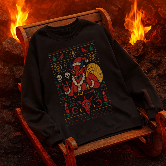 Satan Claus Ugly Christmas Sweatshirt