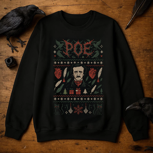 Edgar Allen Poe Christmas Sweatshirt