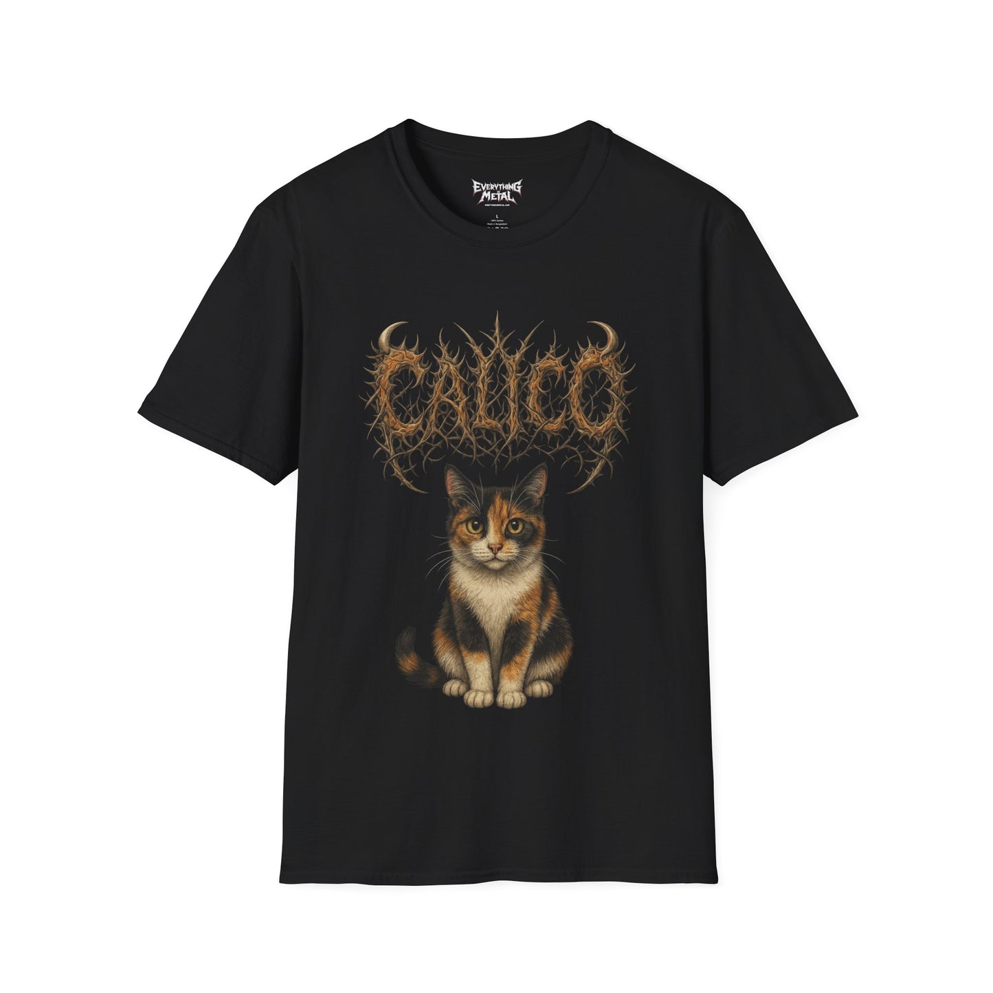 Calico Cat Metal Unisex Shirt