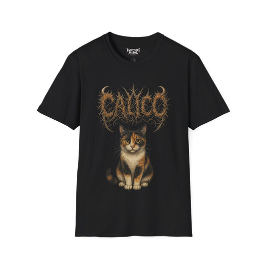Calico Cat Metal Unisex Shirt