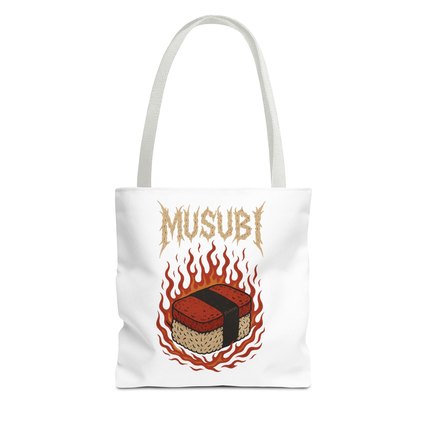 MUSIBI METAL Tote for Musubi Metalheads, Spam Slammers, Nori Noisemakers, Seaweed Shredders and Rice Rampagers - Foodie Tote