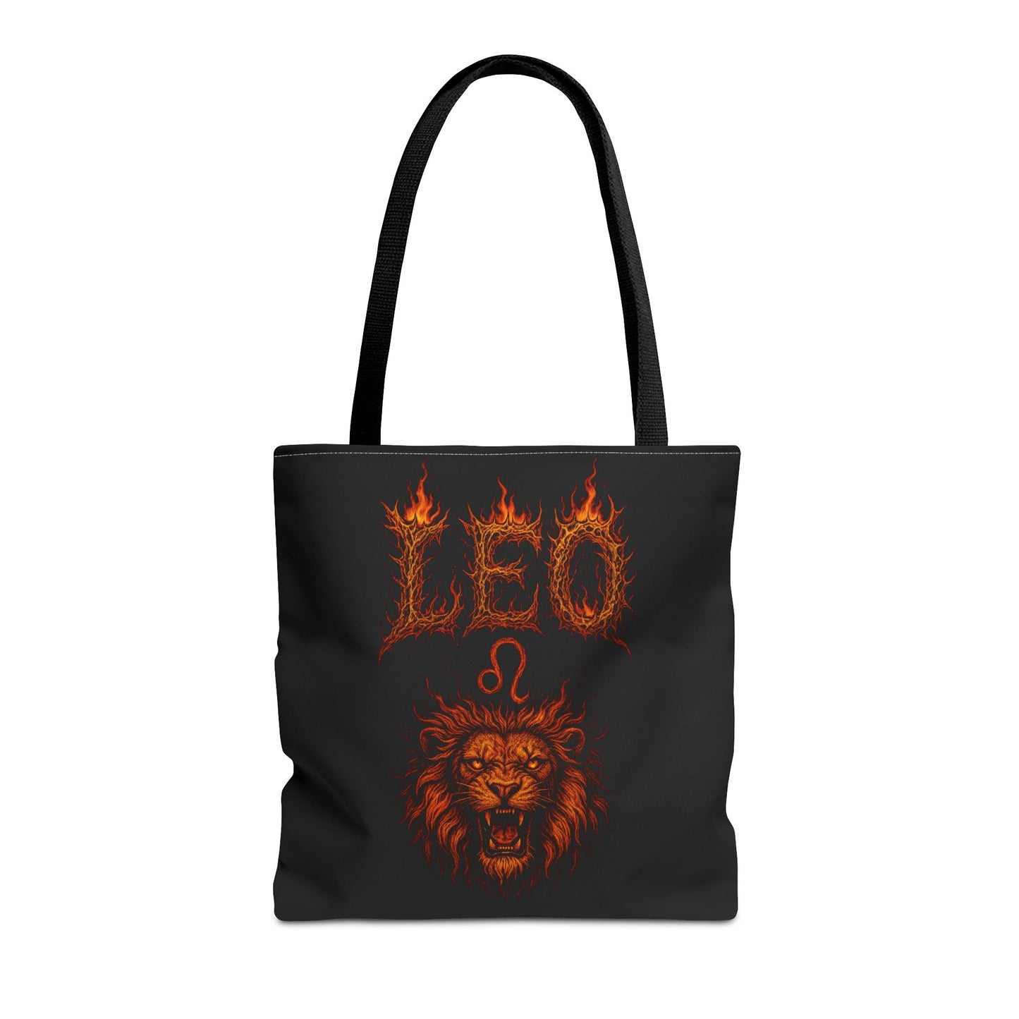 Leo Zodiac Metal Tote Bag