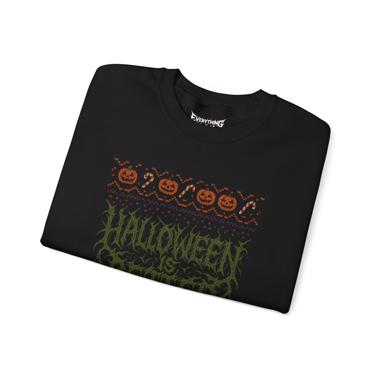 Halloween is Better Ugly Christmas Sweatshirt