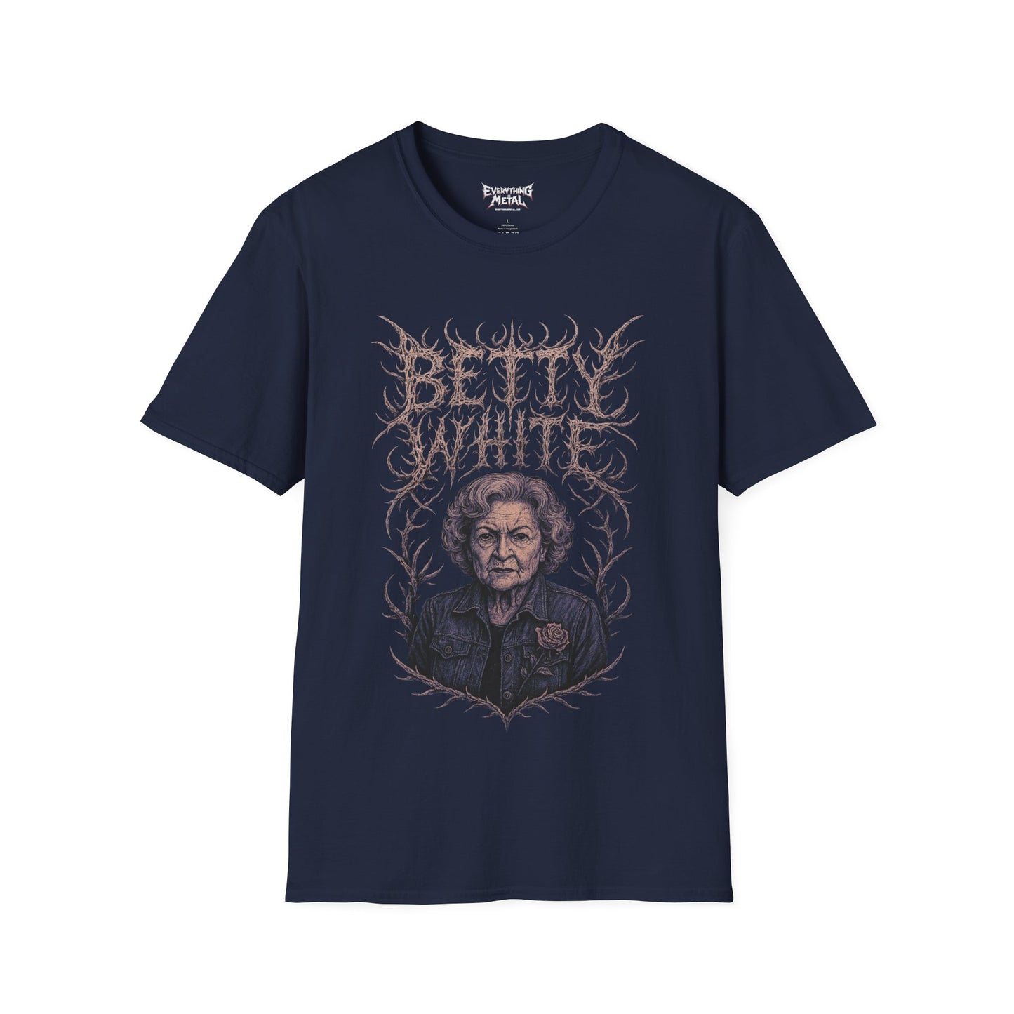 Betty White Metal Unisex Shirt