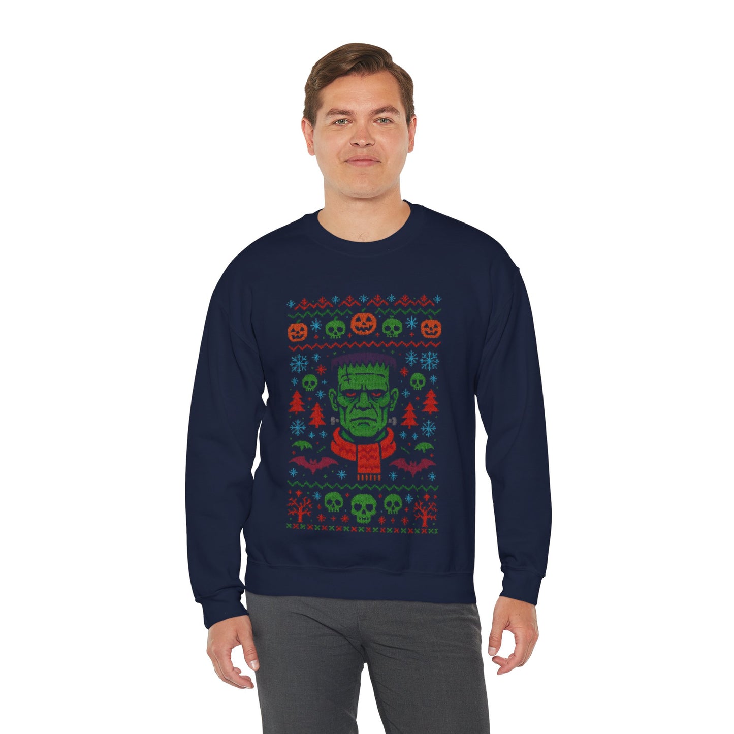 Frankenstein Ugly Christmas Sweatshirt