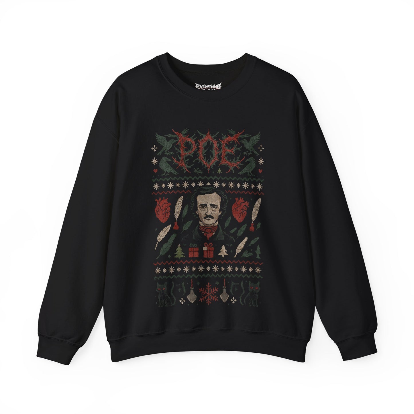 Edgar Allen Poe Christmas Sweatshirt