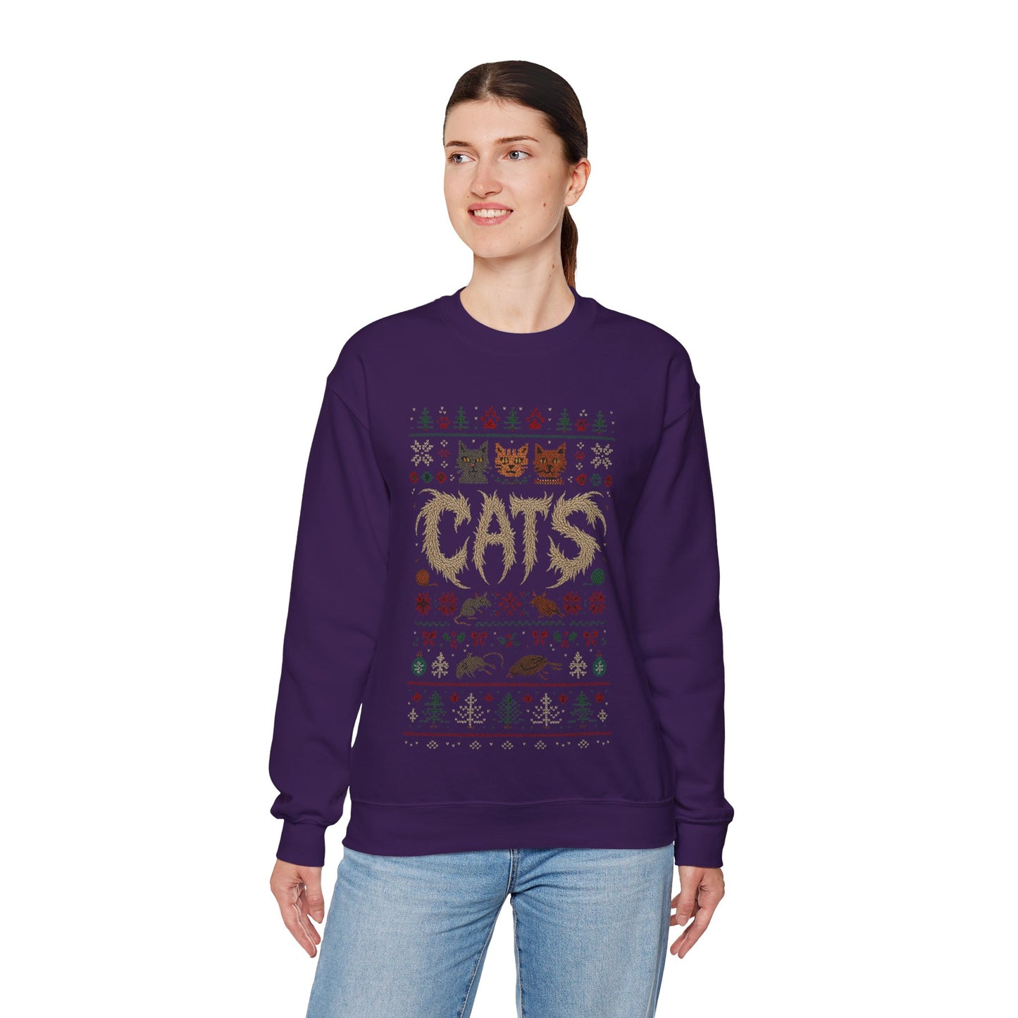Cats Ugly Christmas Sweatshirt