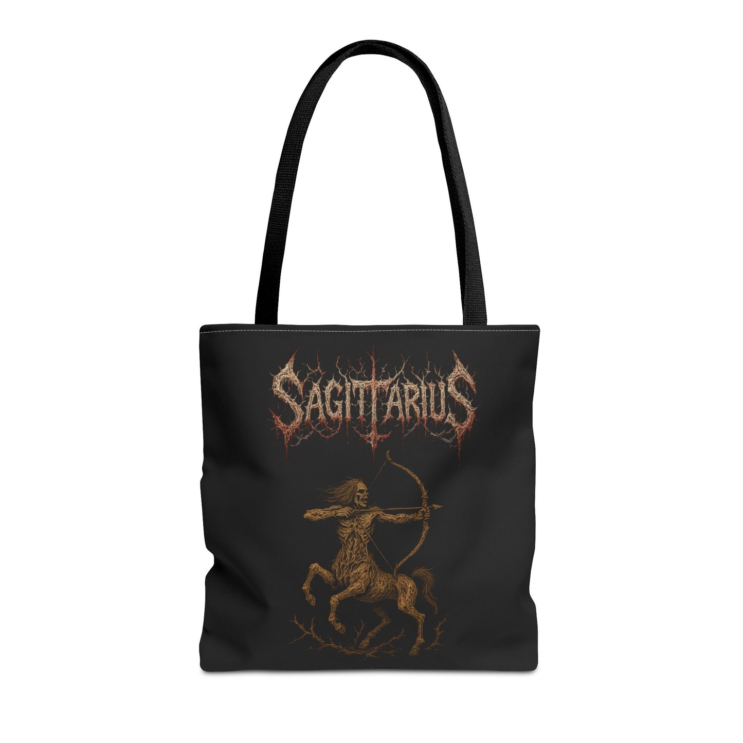 Sagittarius Zodiac Metal Tote Bag