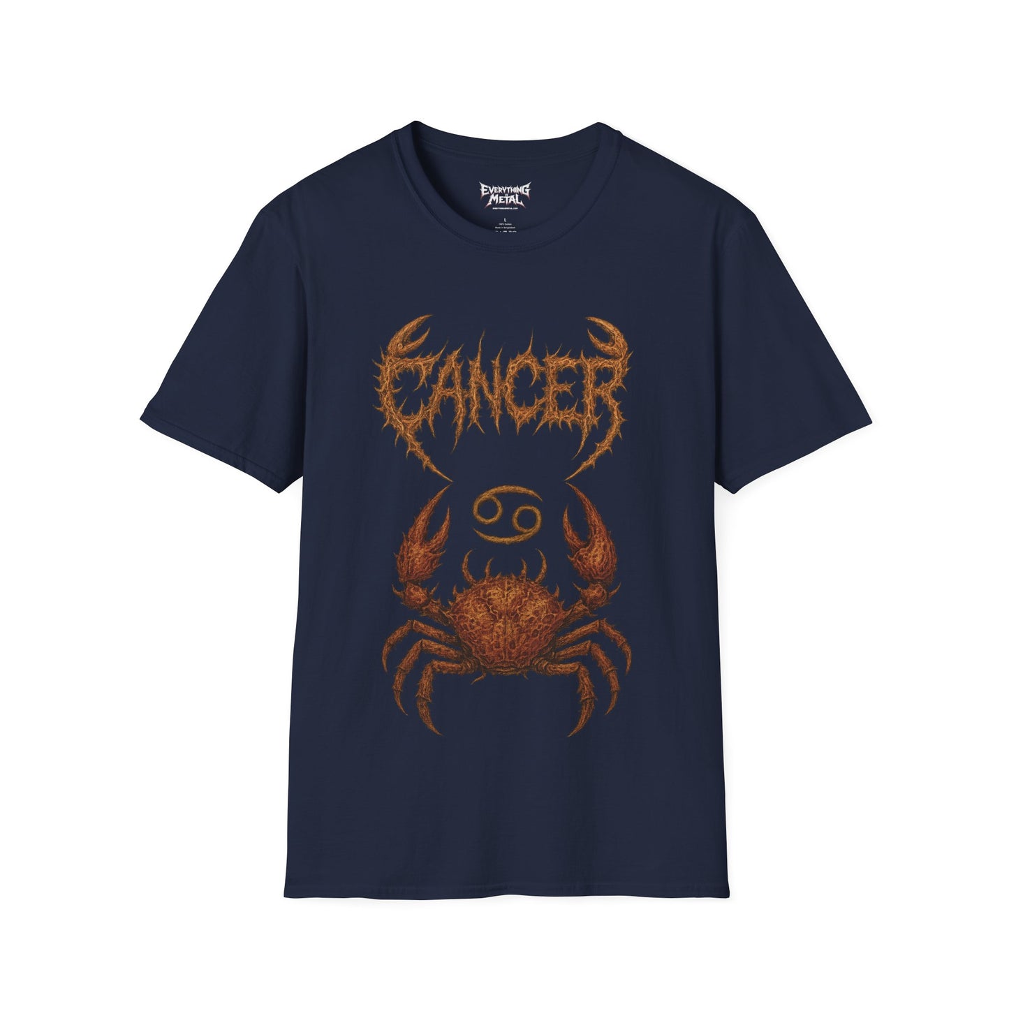 Cancer Crab Zodiac Metal Unisex Shirt