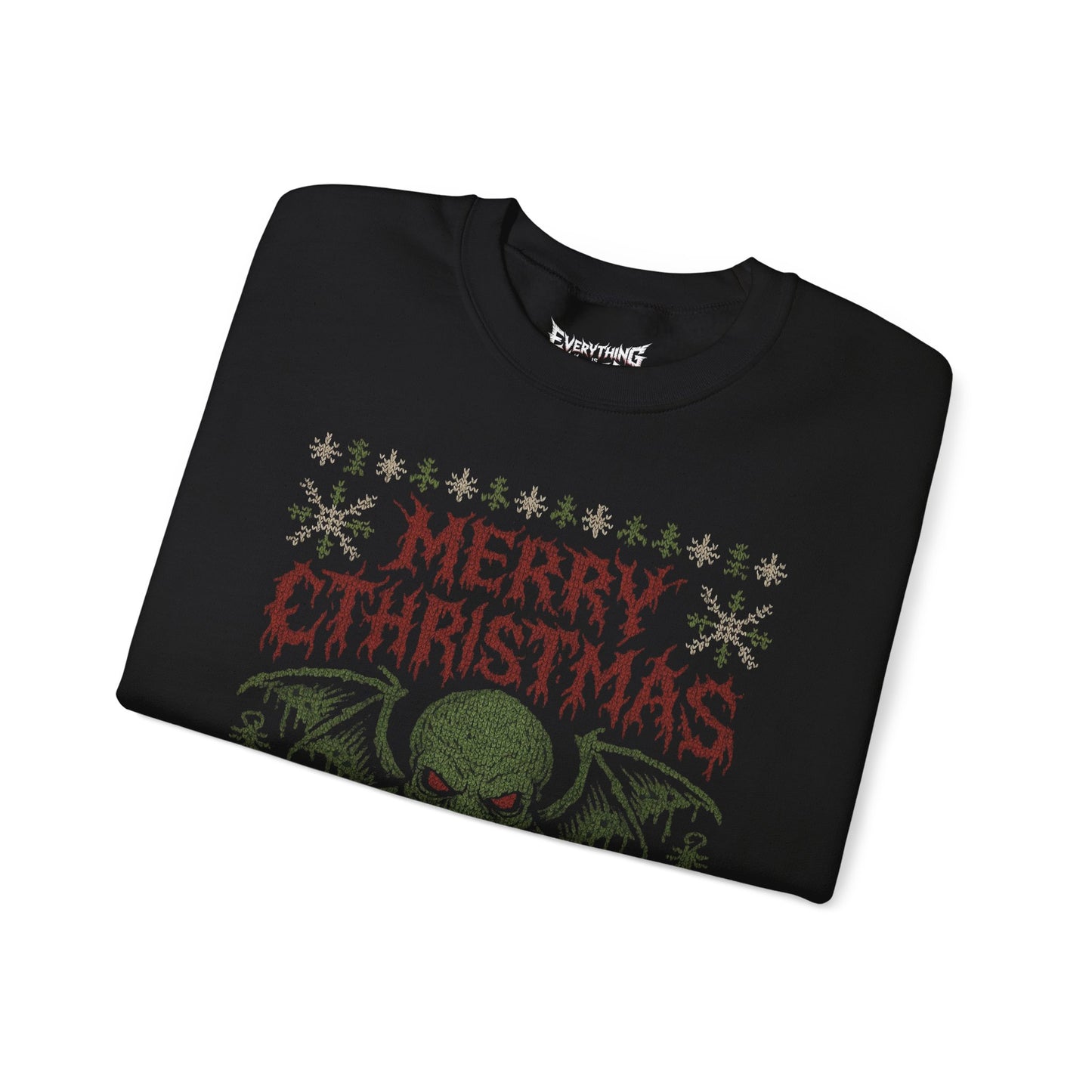 Merry Cthristmas from Cthulhu Ugly Christmas Sweatshirt