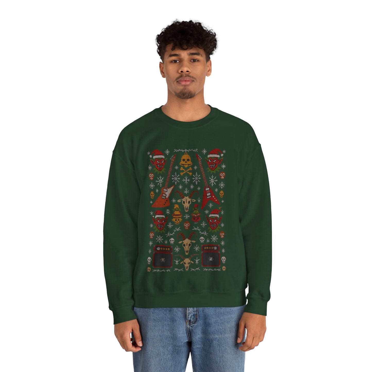 Metal Mayhem Ugly Christmas Sweatshirt