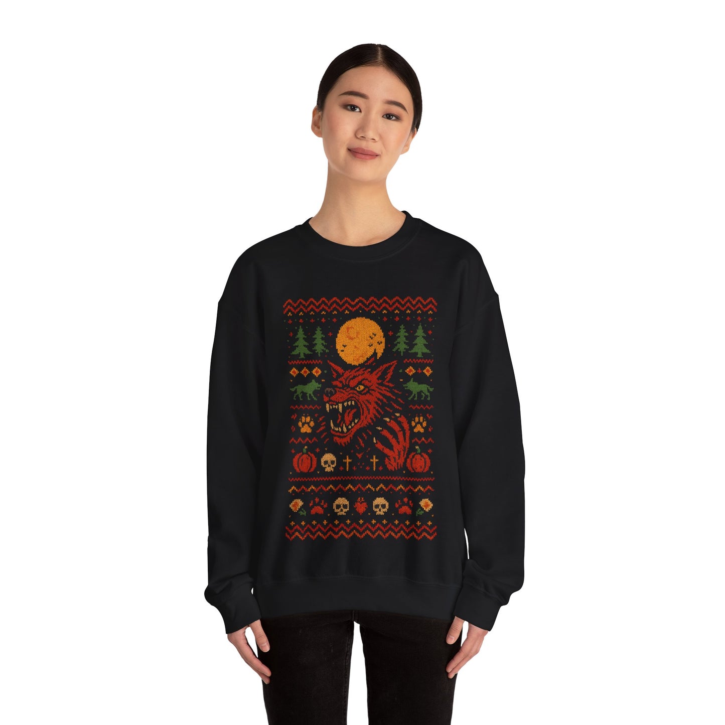 Werewolf Ugly Christmas Sweatshirt