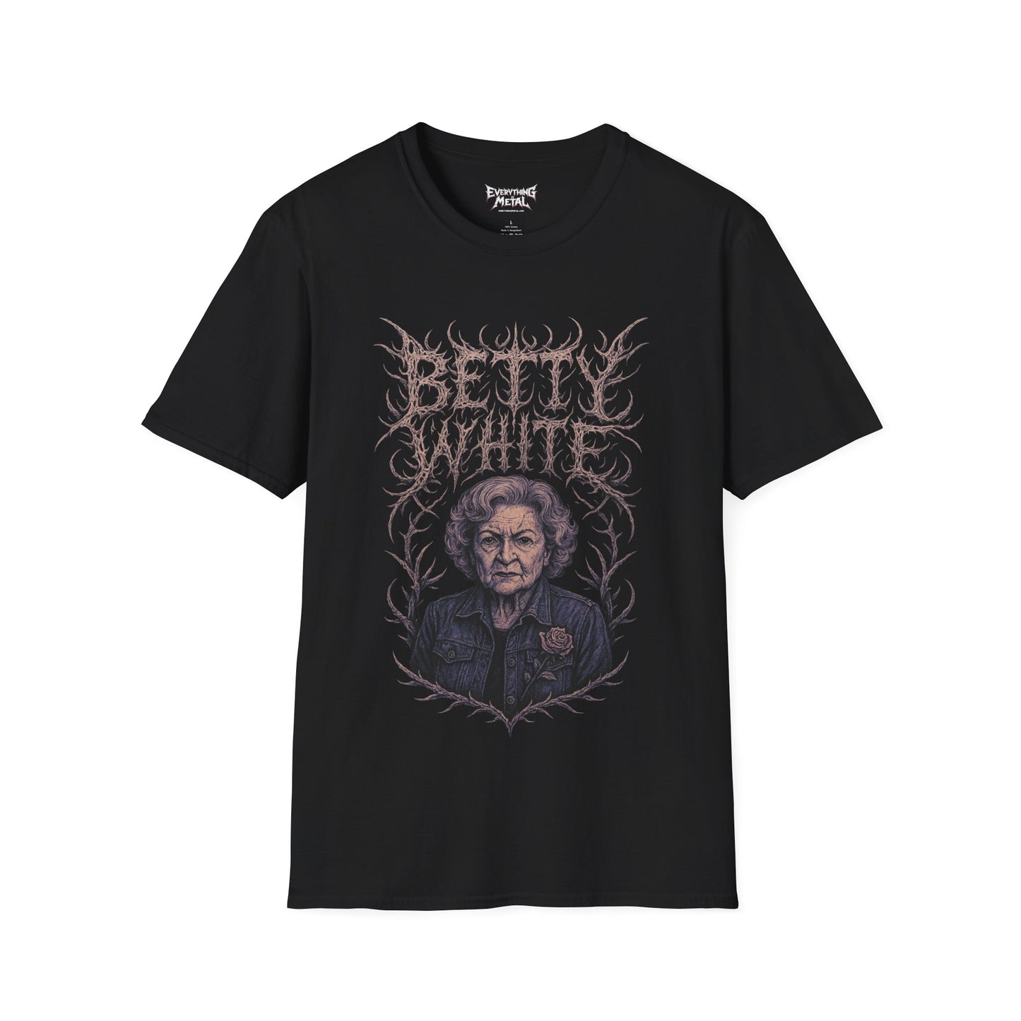 Betty White Metal Unisex Shirt