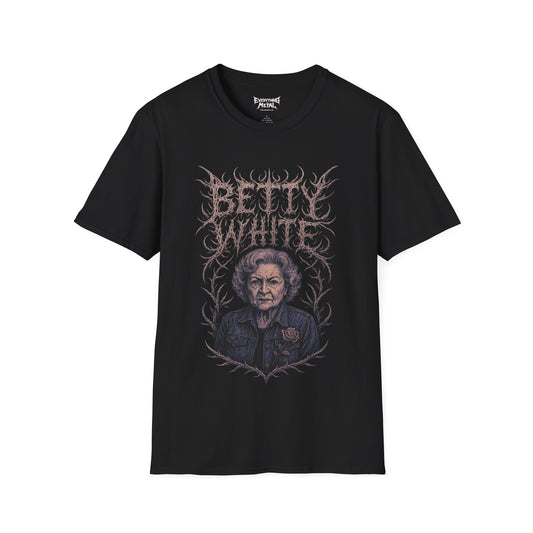 Betty White Metal Unisex Shirt