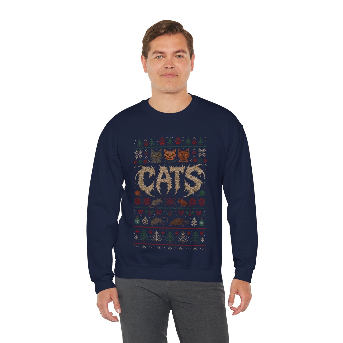 Cats Ugly Christmas Sweatshirt