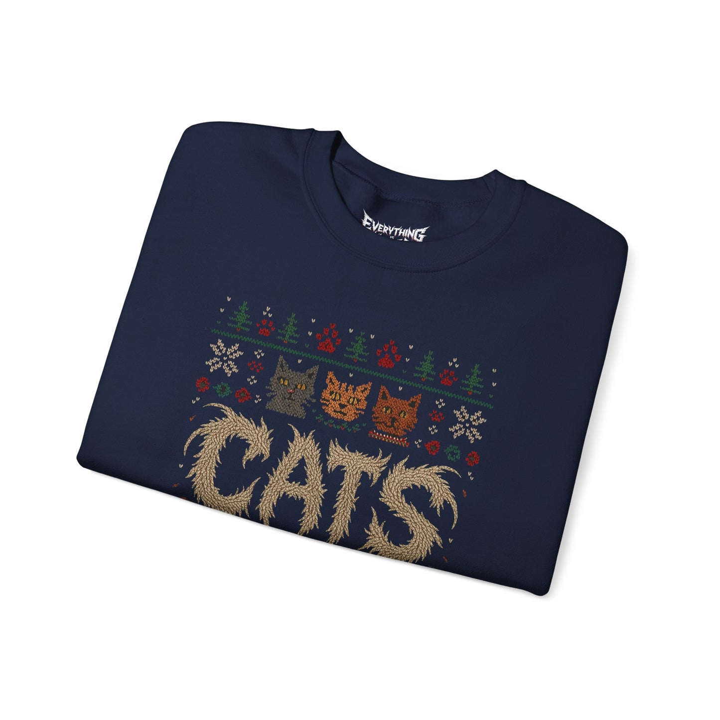 Cats Ugly Christmas Sweatshirt