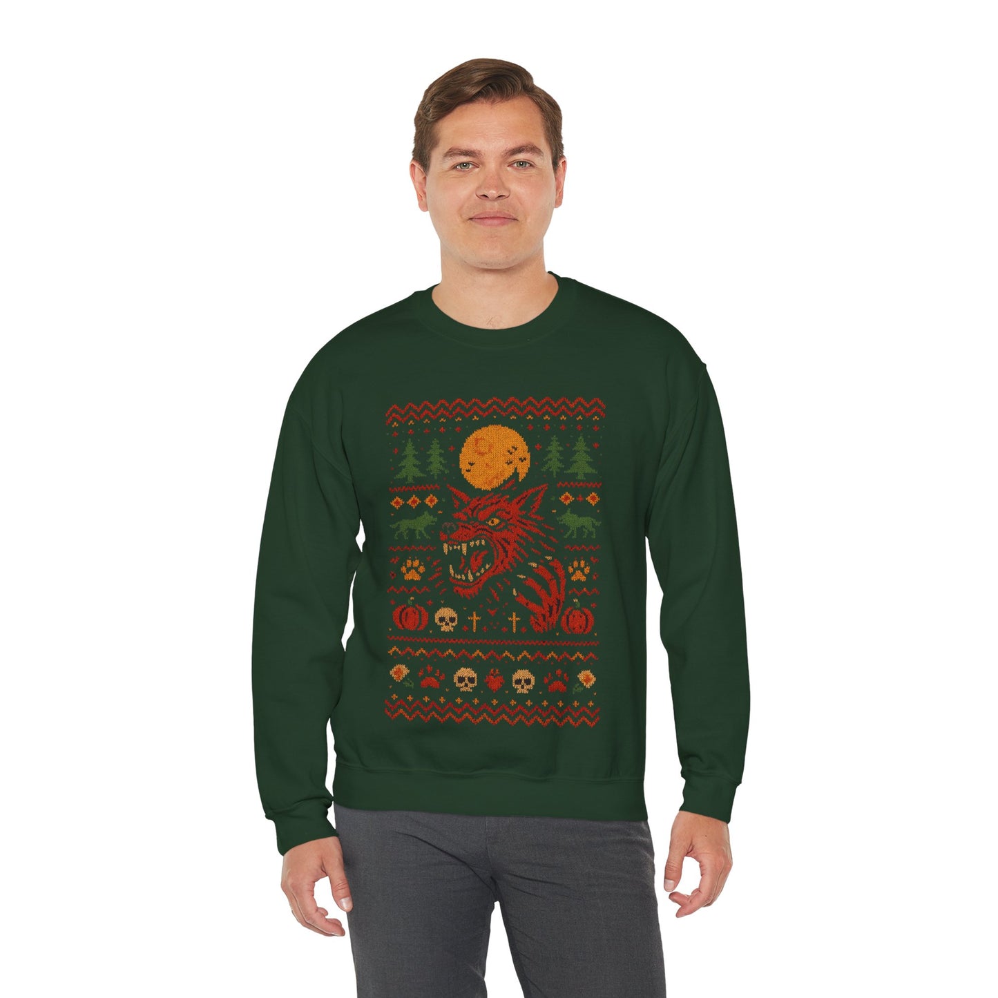 Werewolf Ugly Christmas Sweatshirt