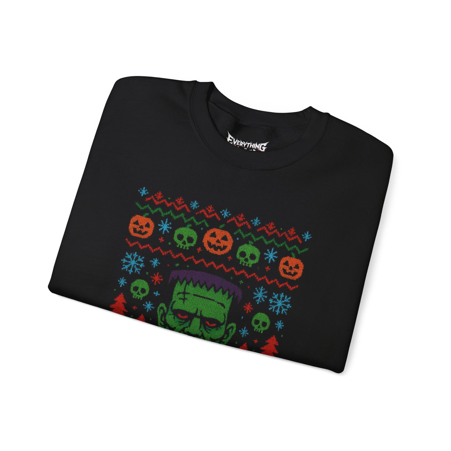 Frankenstein Ugly Christmas Sweatshirt