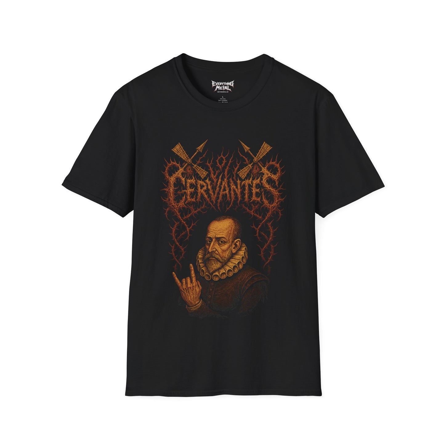 Miguel de Cervantes Metal Unisex Shirt #2