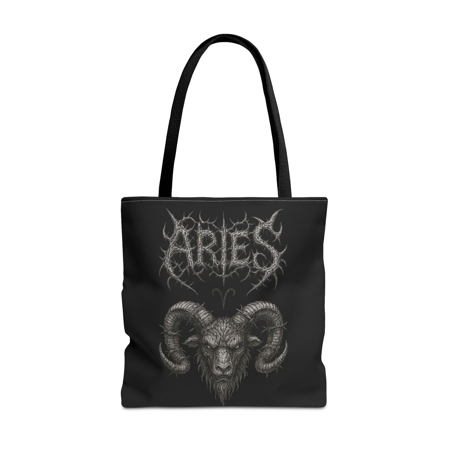 Aries Zodiac Metal Tote Bag