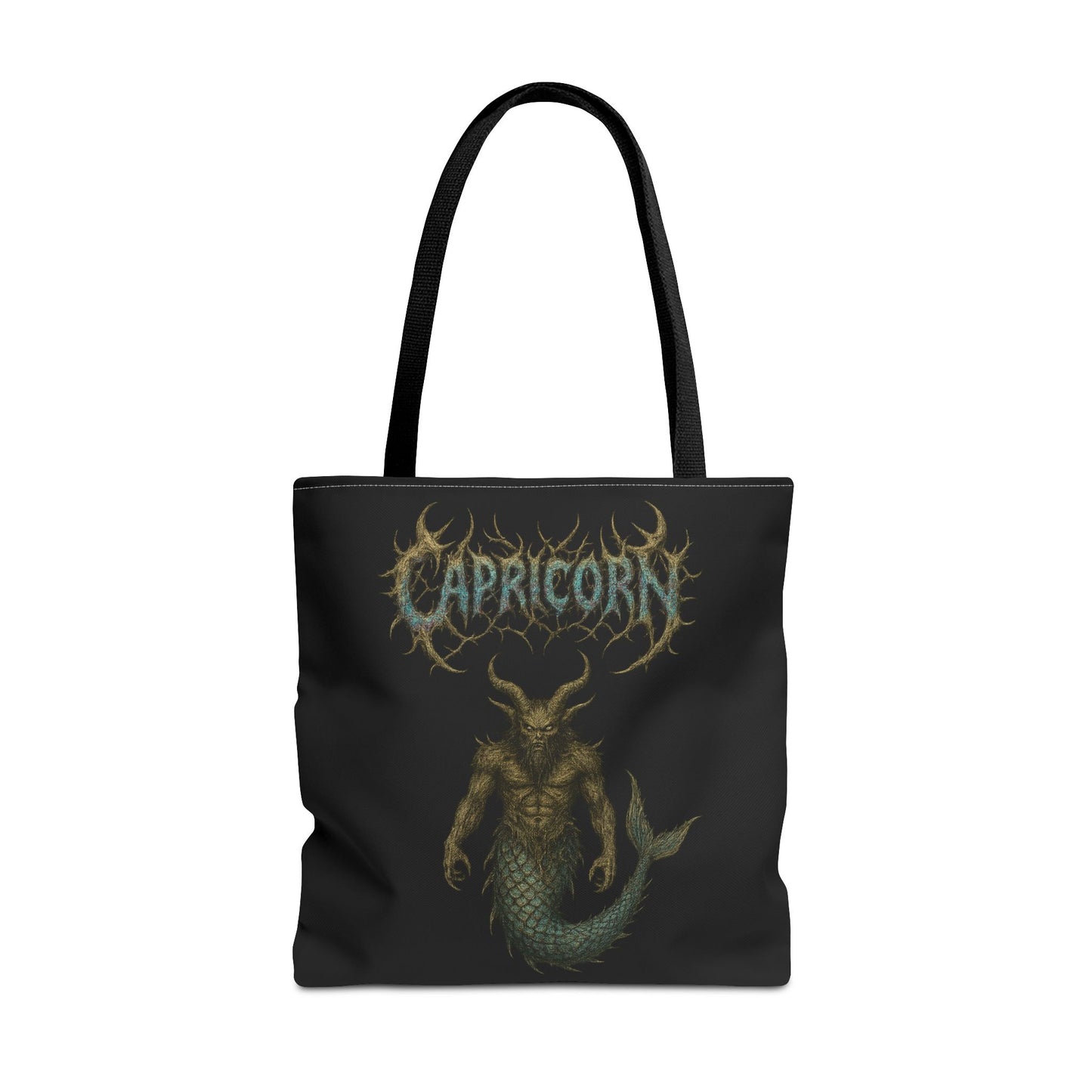Capicorn Zodiac Metal Tote Bag