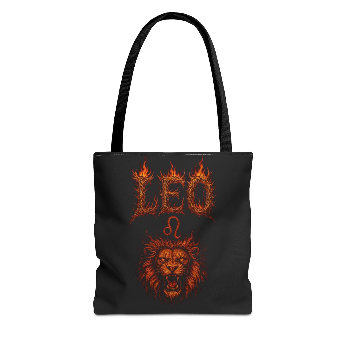 Leo Zodiac Metal Tote Bag