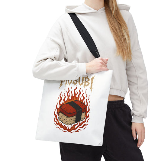 MUSIBI METAL Tote for Musubi Metalheads, Spam Slammers, Nori Noisemakers, Seaweed Shredders and Rice Rampagers - Foodie Tote