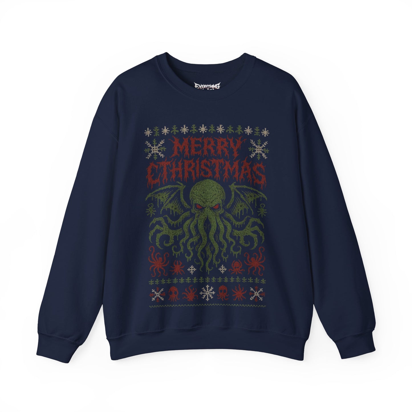 Merry Cthristmas from Cthulhu Ugly Christmas Sweatshirt