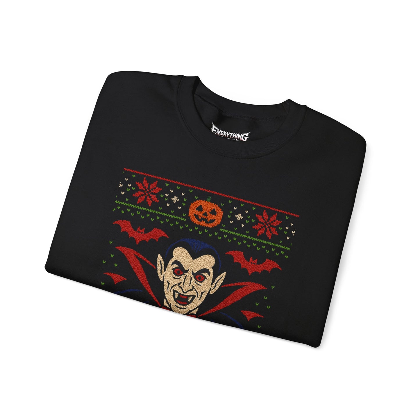 Dracula Ugly Christmas Sweatshirt