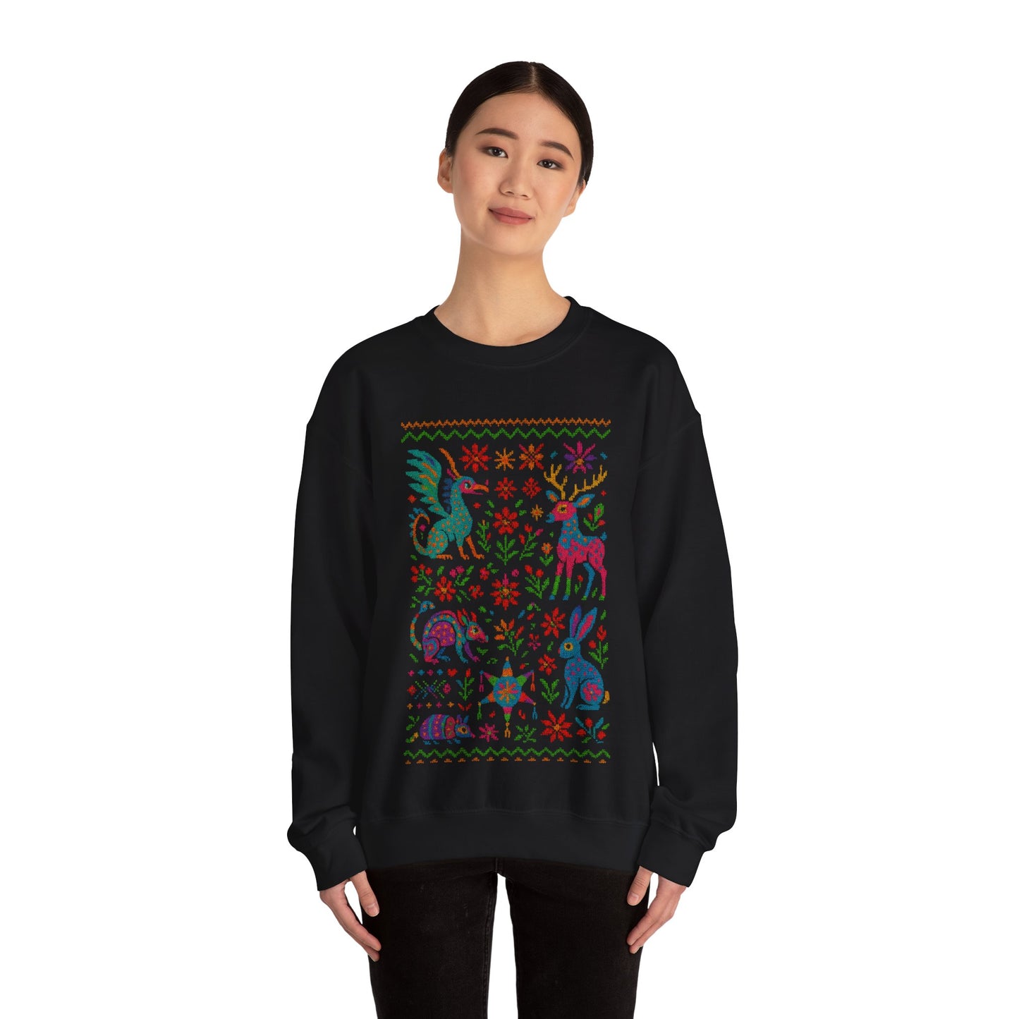 Alebrije Ugly Christmas Sweatshirt