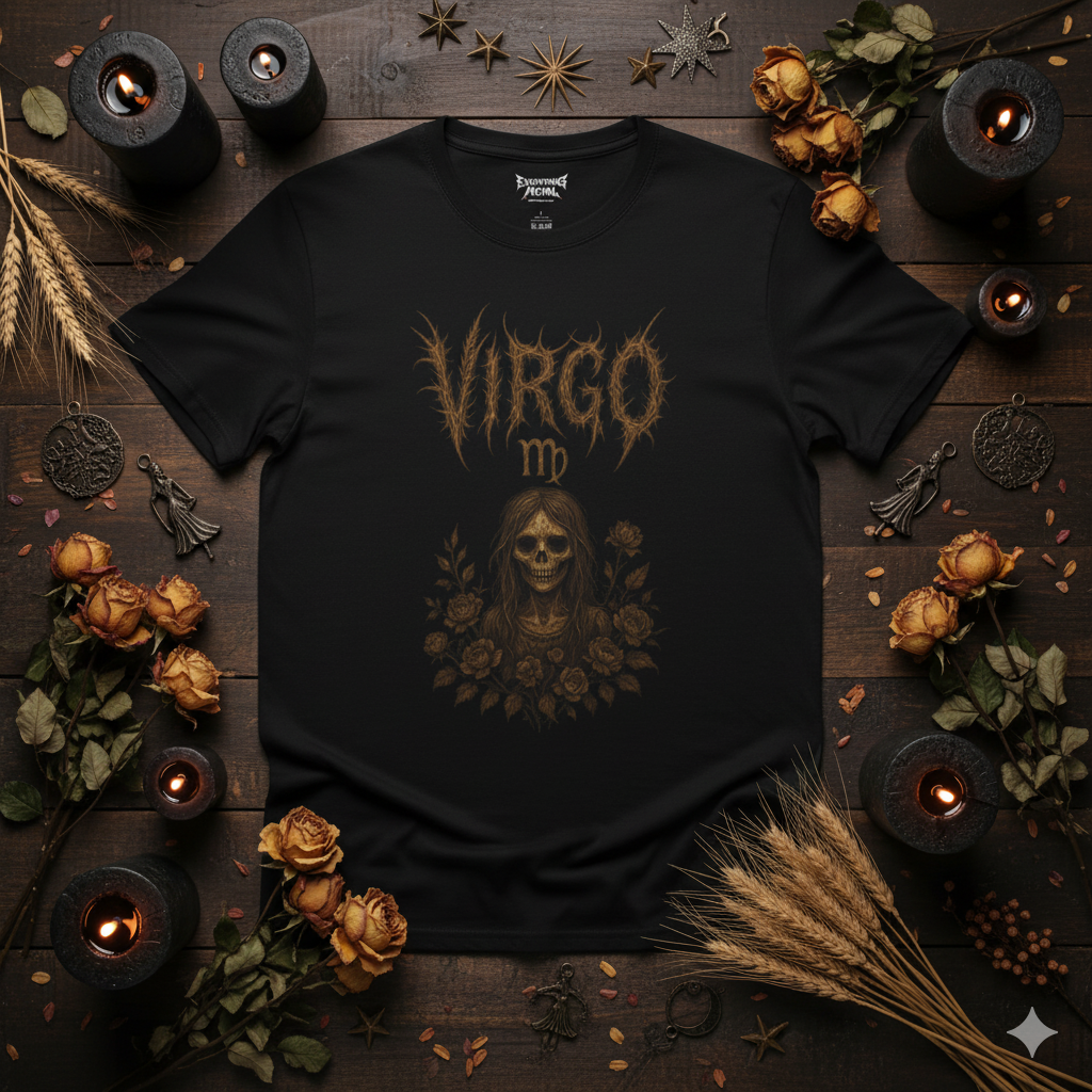 Virgo Zodiac Metal Unisex Shirt