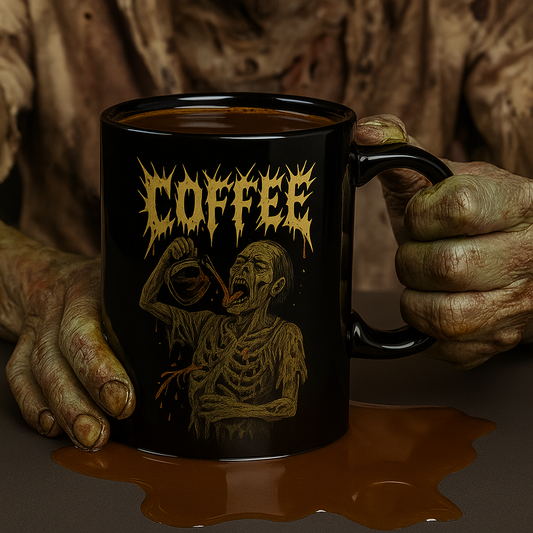 COFFEE Metal Zombie Mug - 11oz & 15oz