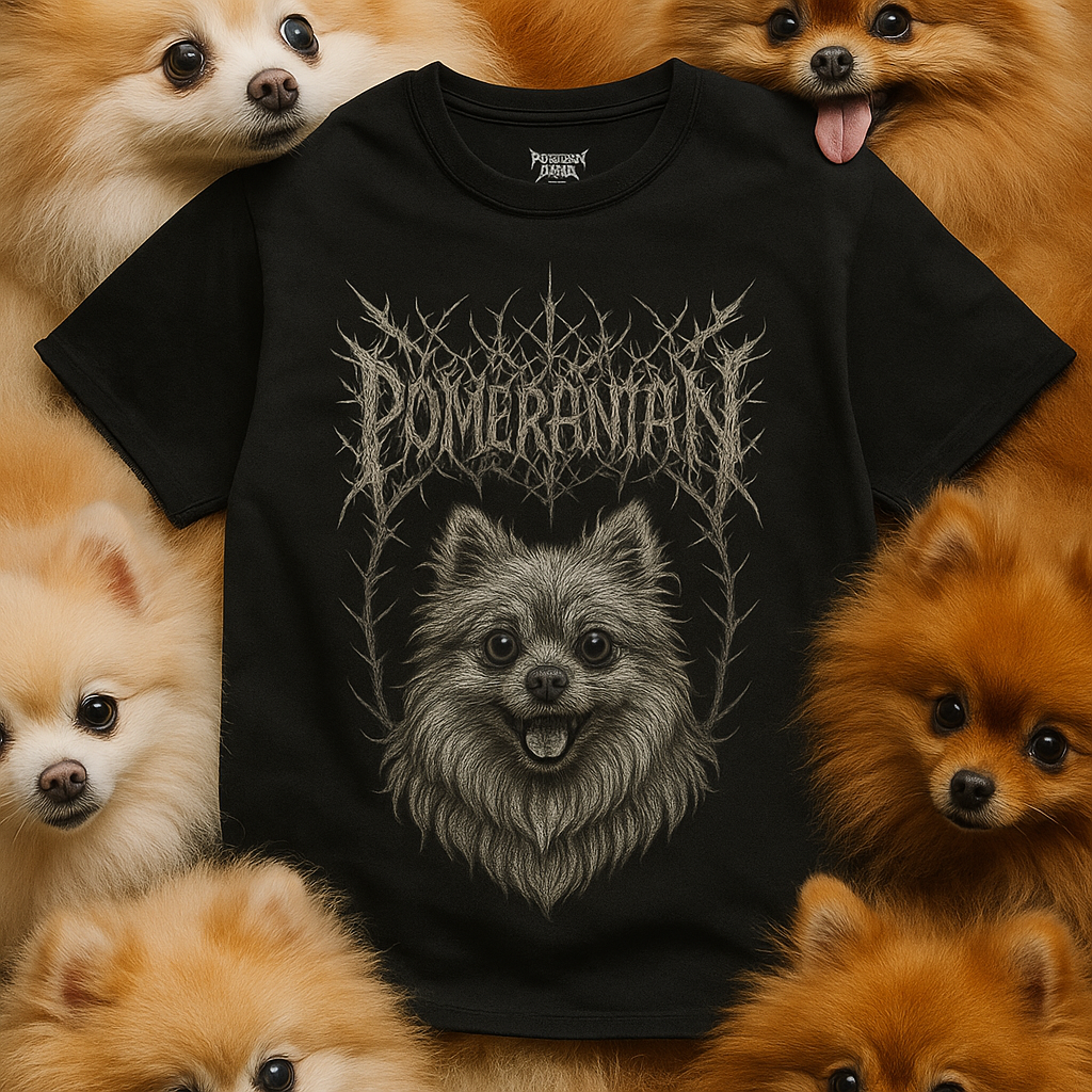 Pomeranian Metal Unisex Shirt