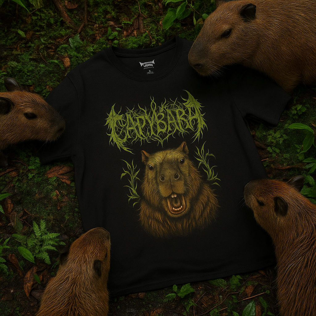 Capybara Metal Unisex Shirt