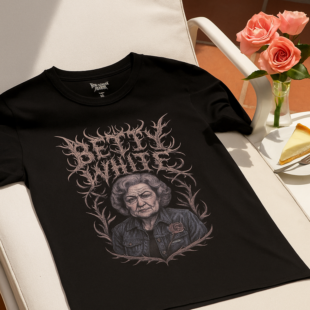 Betty White Metal Unisex Shirt