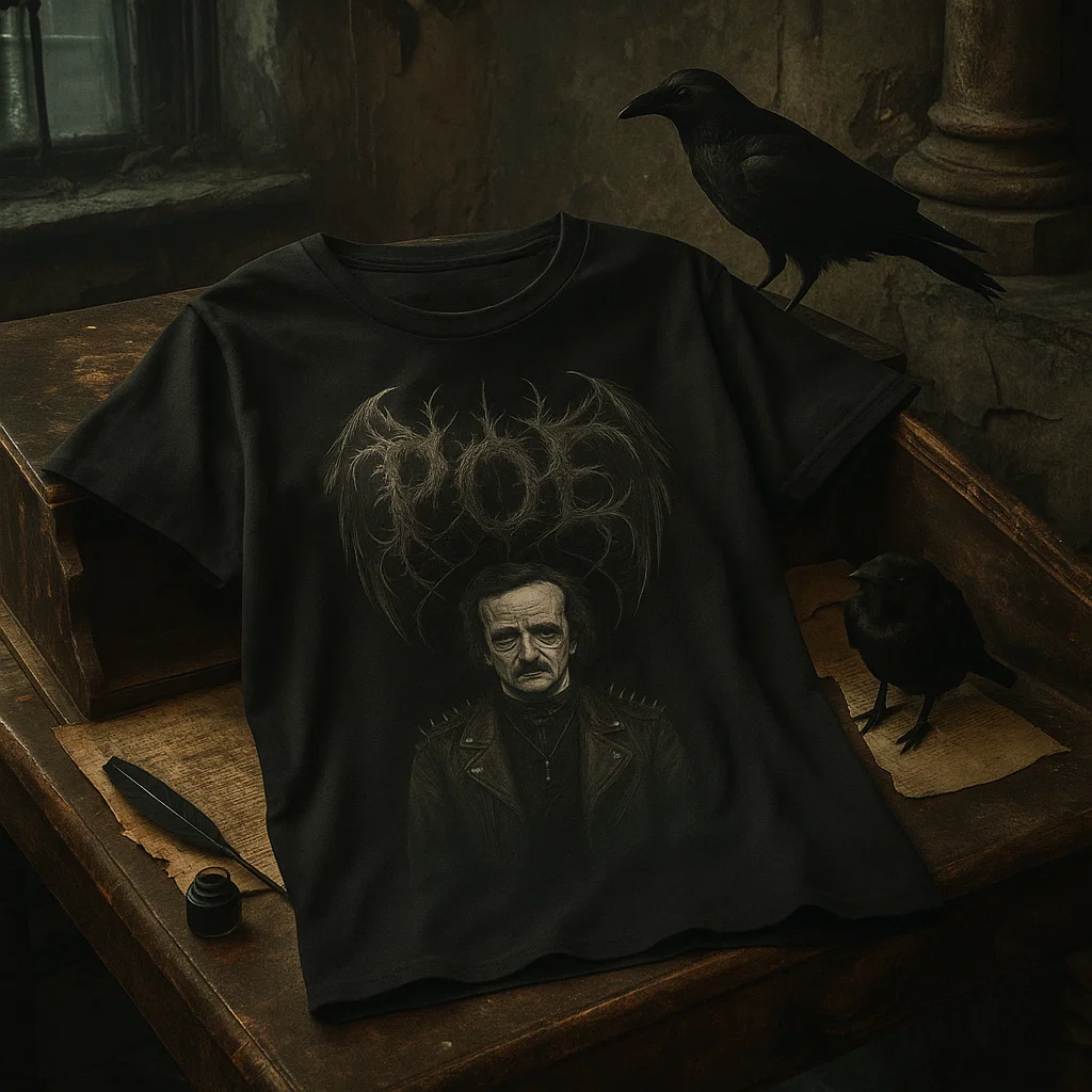 Edgar Allen Poe Metal Unisex Shirt
