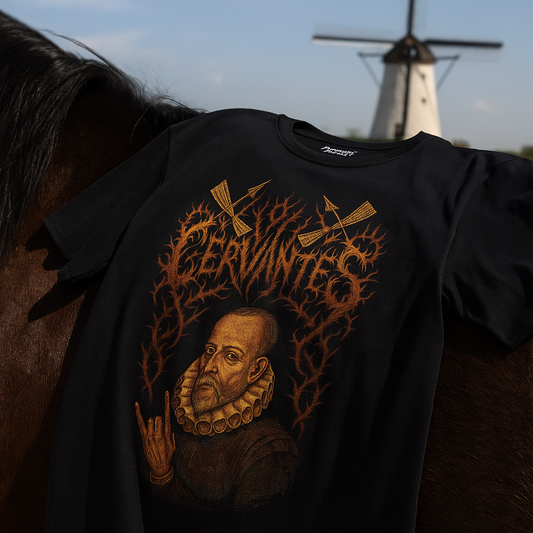 Miguel de Cervantes Metal Unisex Shirt #2