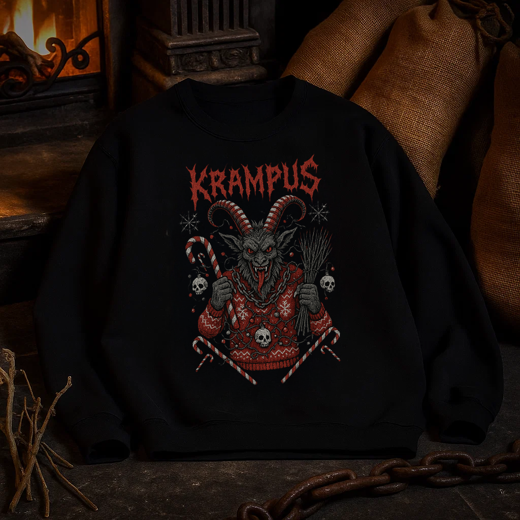 Krampus Ugly Christmas Sweatshirt