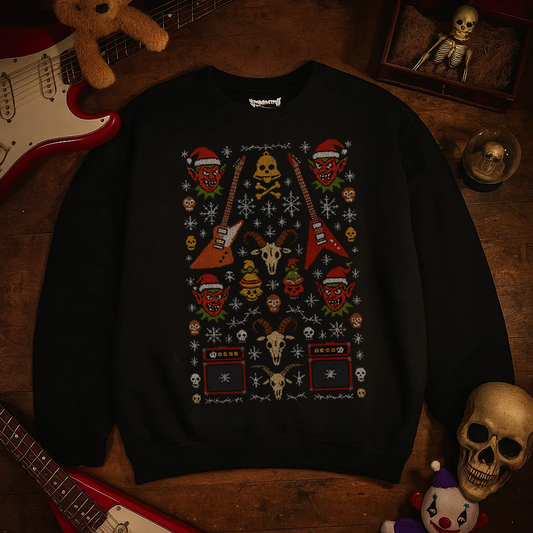 Metal Mayhem Ugly Christmas Sweatshirt