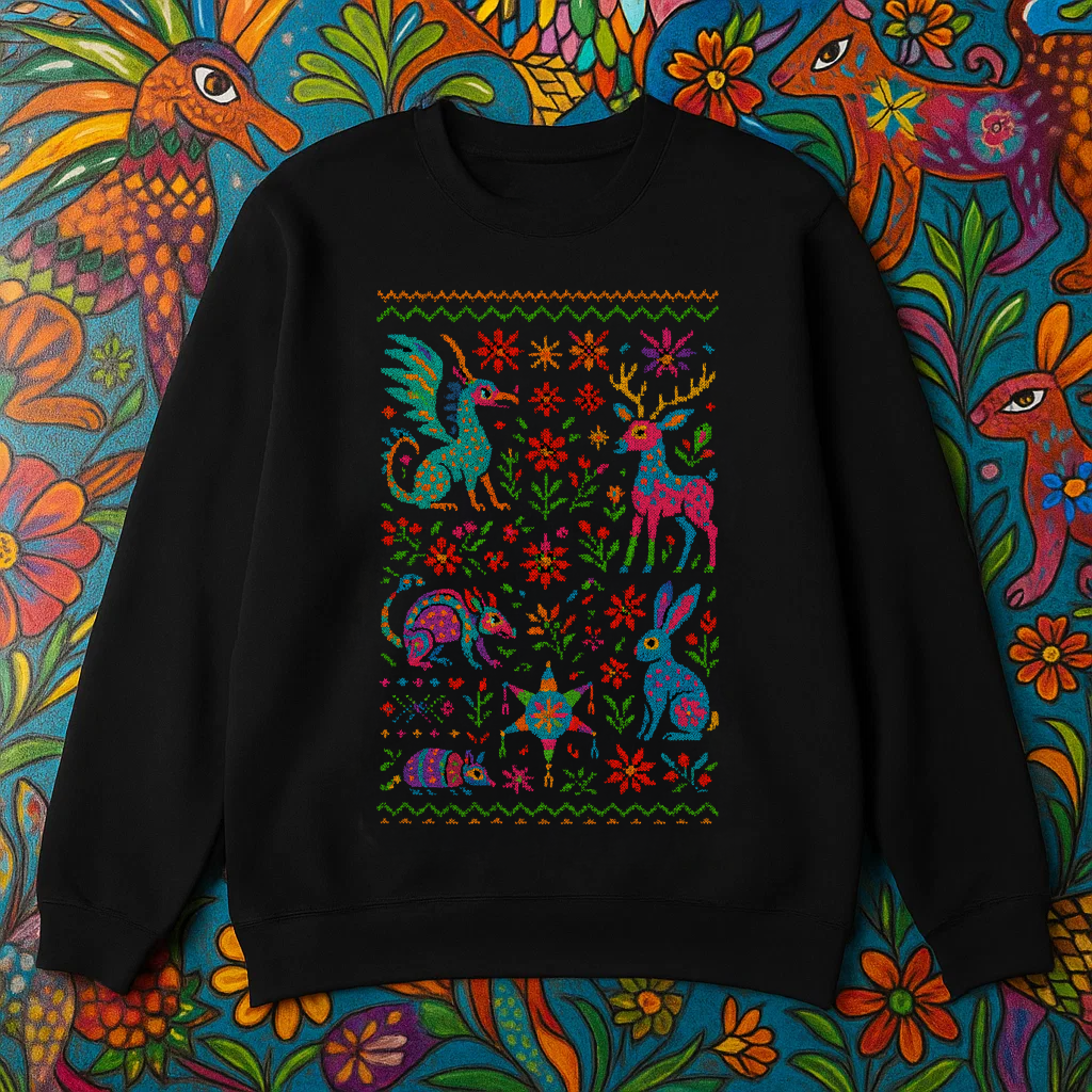 Alebrije Ugly Christmas Sweatshirt