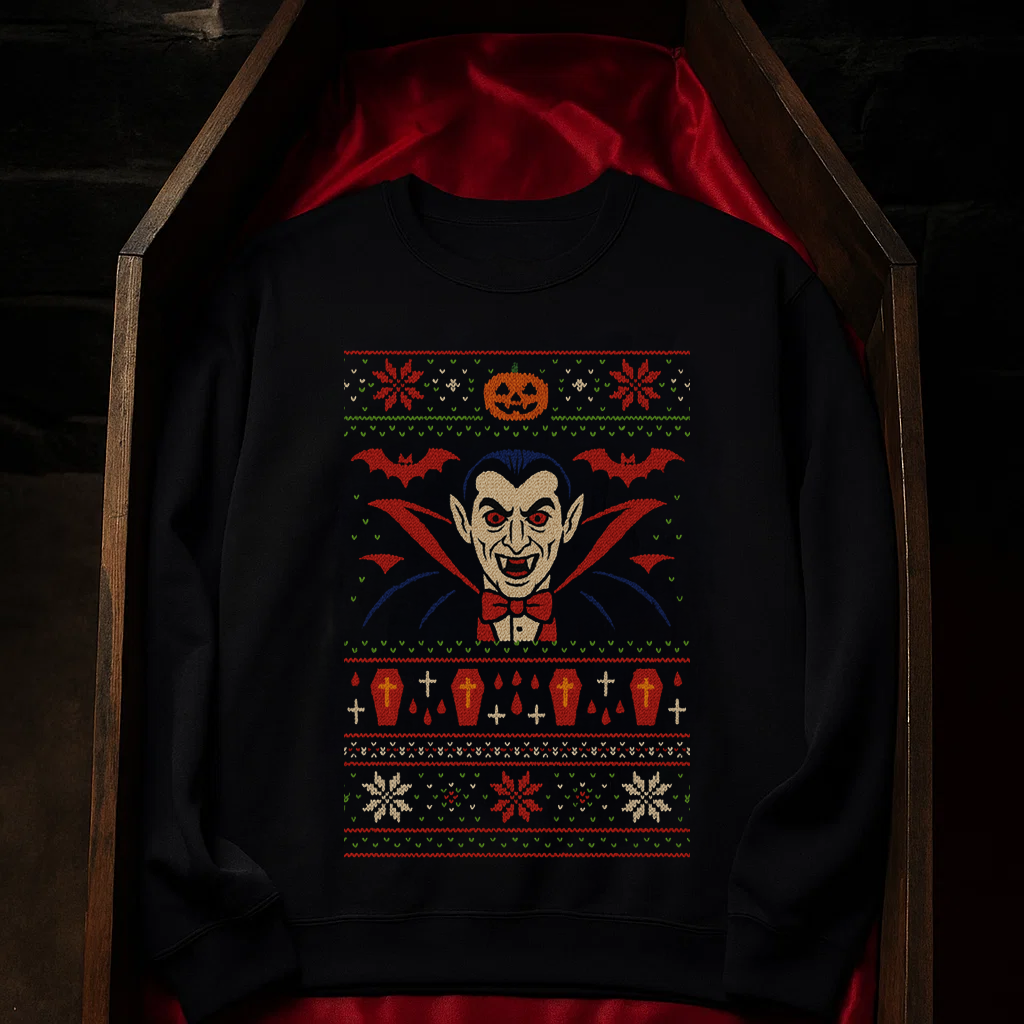 Dracula Ugly Christmas Sweatshirt