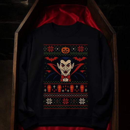 Dracula Ugly Christmas Sweatshirt