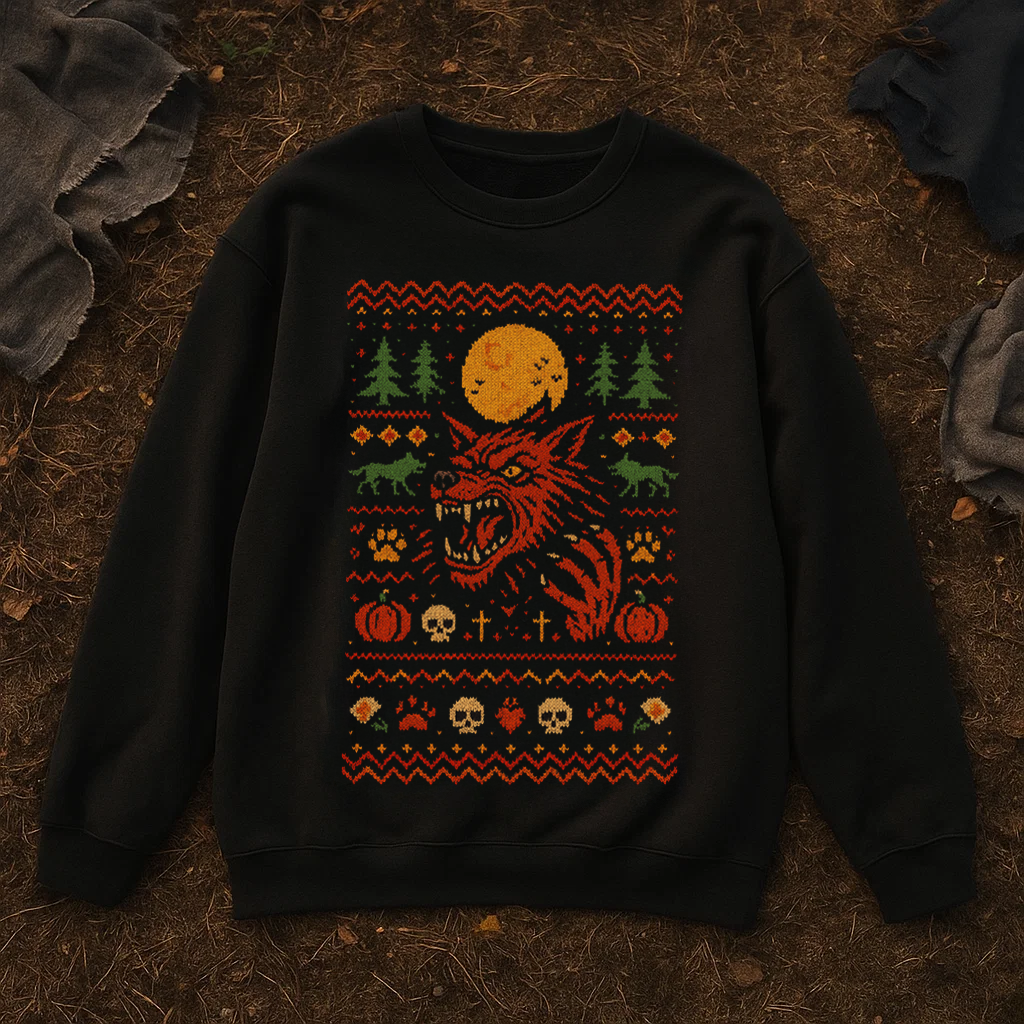Werewolf Ugly Christmas Sweatshirt